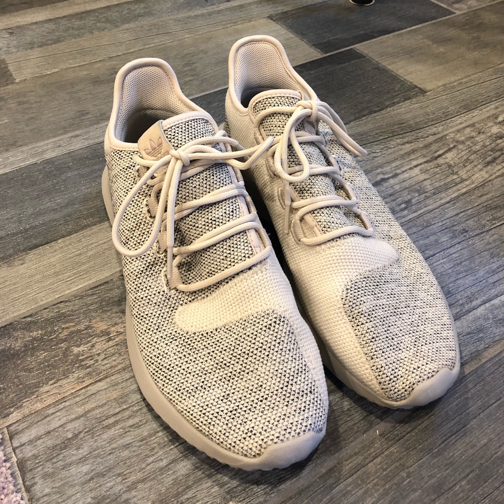 Size 12 Adidas Tubular Shadow Knit Tan